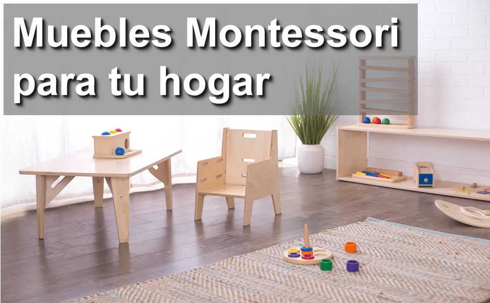Cómo equipar tu casa con muebles Montessori