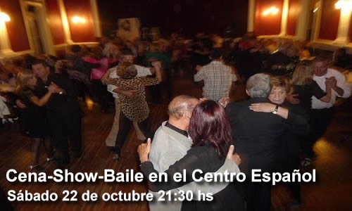 Cena - Show - Baile en el Centro Español Cena - Show - Baile en el Centro Español